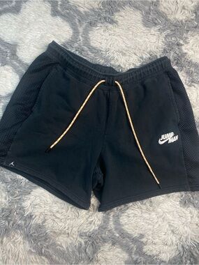 Jordan Men Activewear Shorts XL  Black Sweat Jumpman Logo DM3009-010